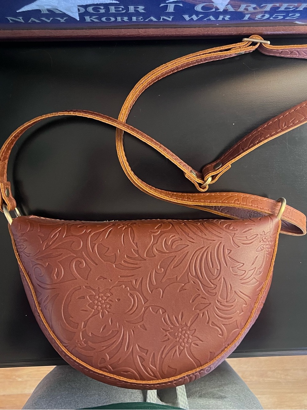 Portland Leather Meadow Koala Sling shoulder bag purse - Picture 2 of 9